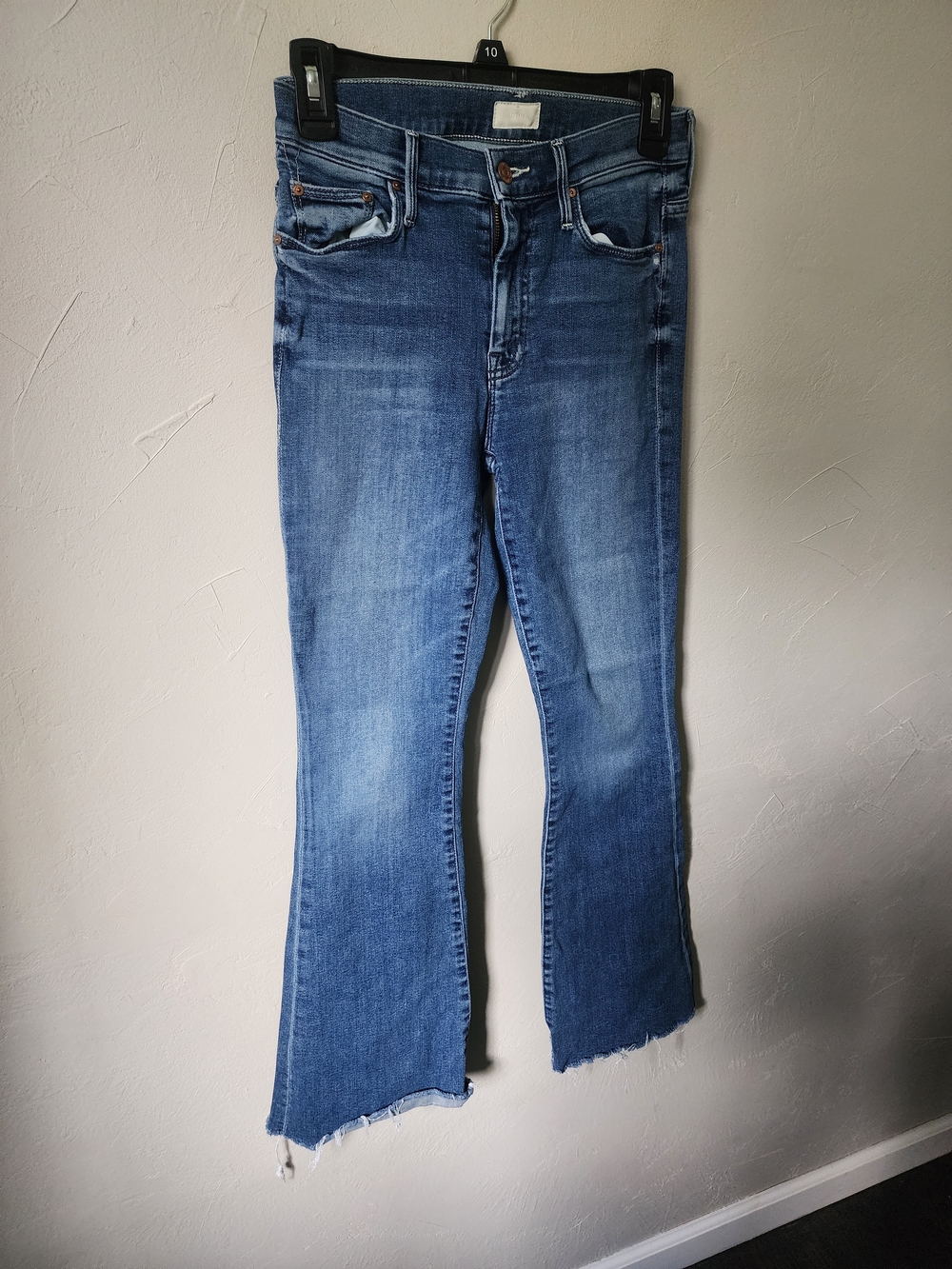 Mother The Insider Crop Step Fray jeans Size 26